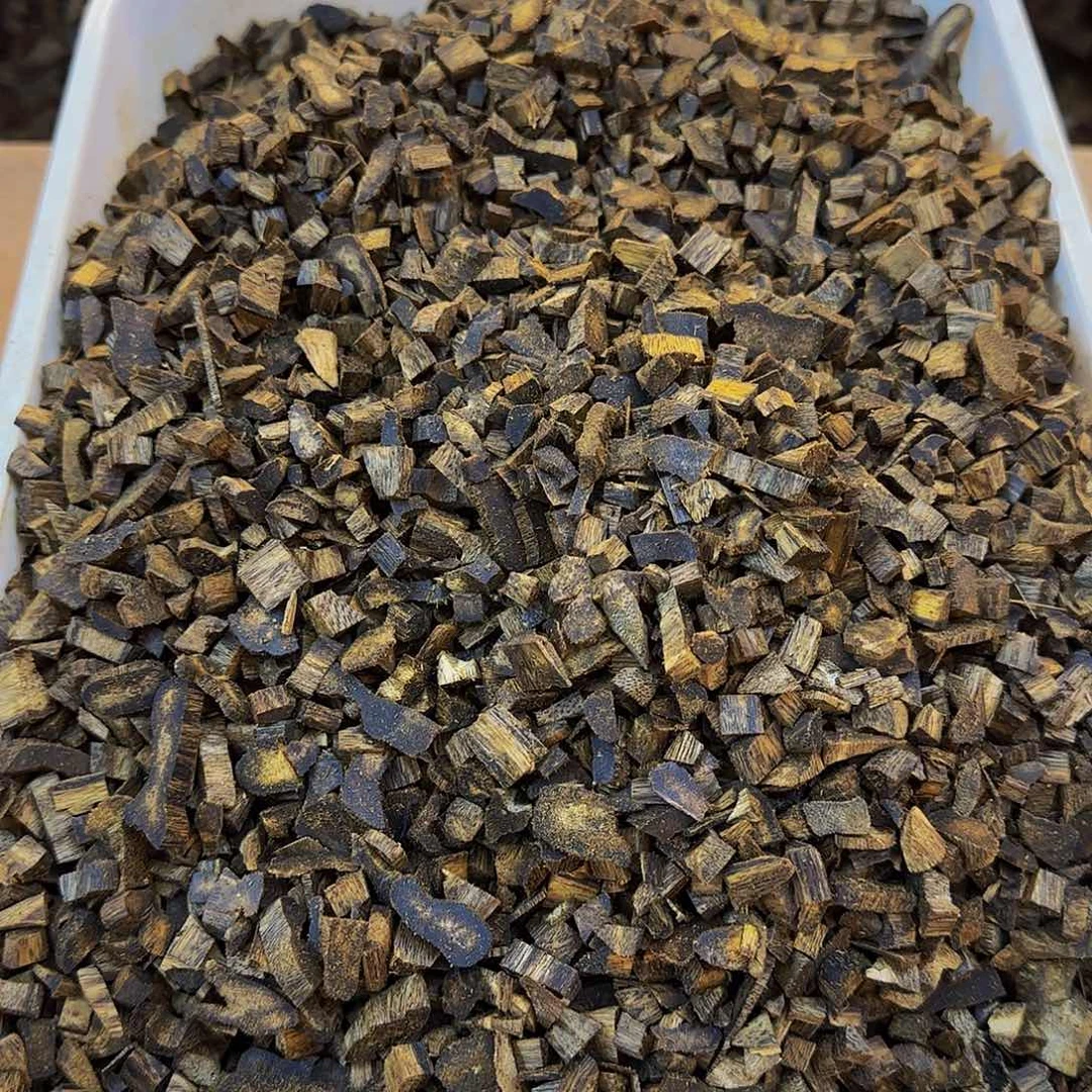 沉香沉香碎屑绿棋楠金沙叶品种中米粒500g