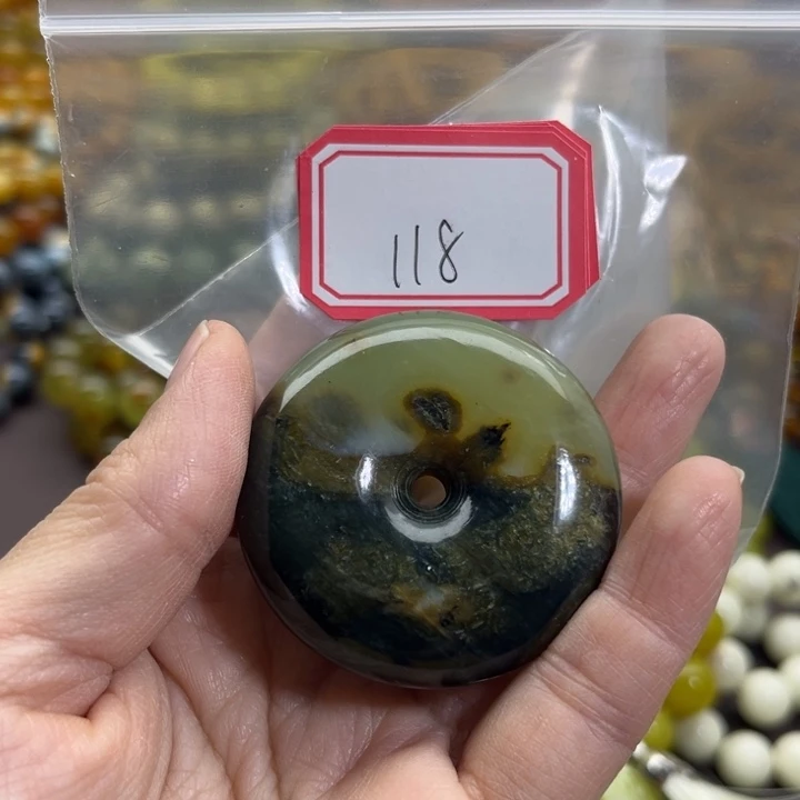 蛇纹石玉未镶嵌手链