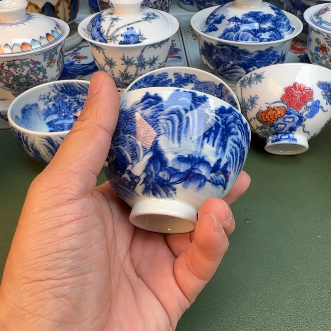 陶纯手工纯手绘茶具338