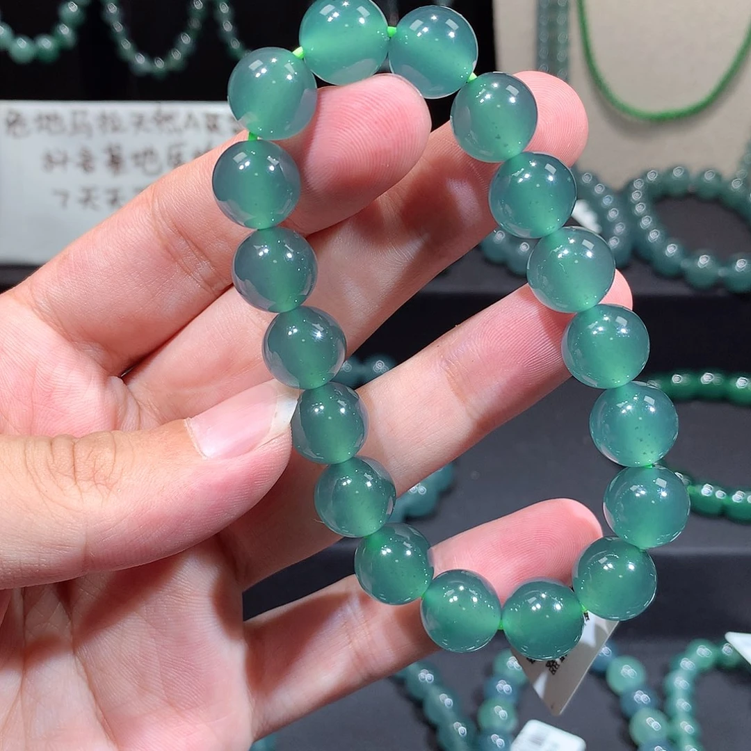 未镶嵌手链翡翠天然a货翡翠手串12