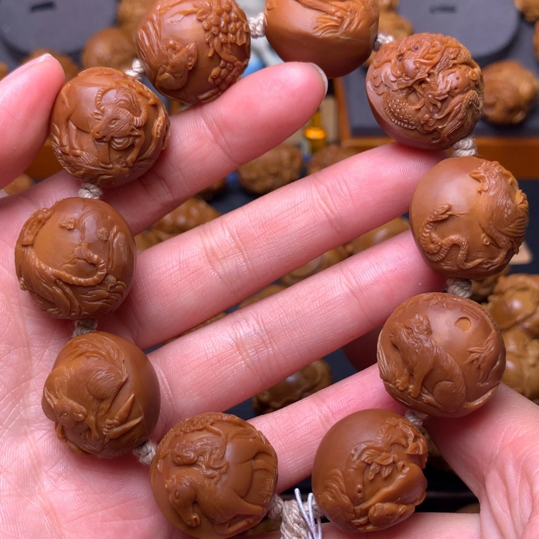 橄榄核手串/手链十二生肖