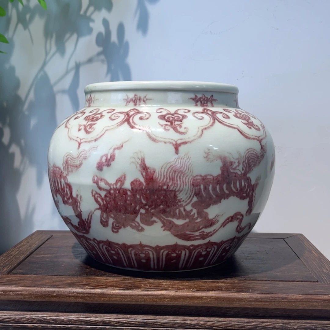 春***!摆件瓷器工艺品摆件釉里红