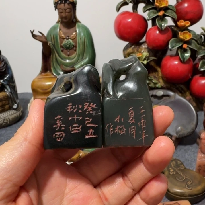 轻***过石材手工艺品摆件