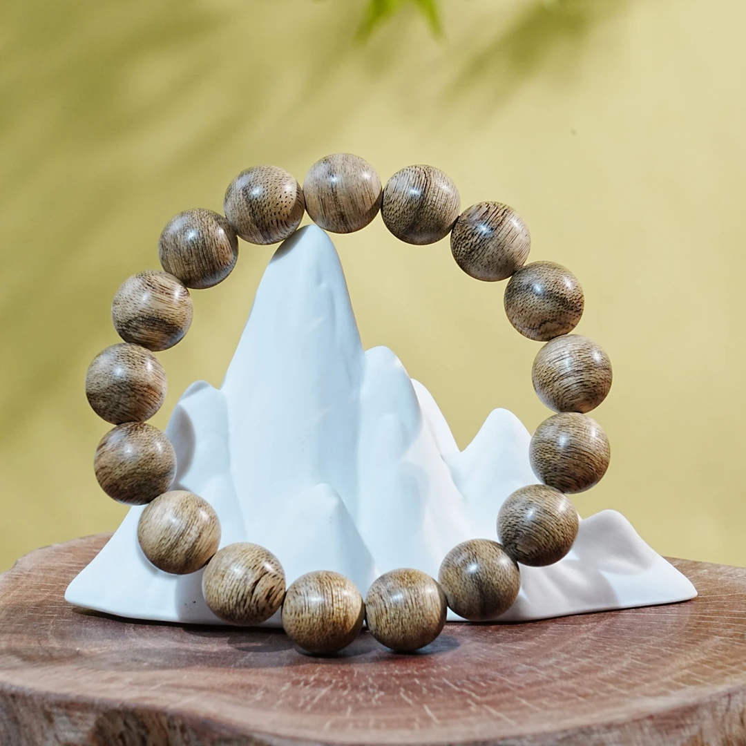 【收藏级】文莱蛇皮纹单圈沉香手串1.3cm 11.13g T251008087 B