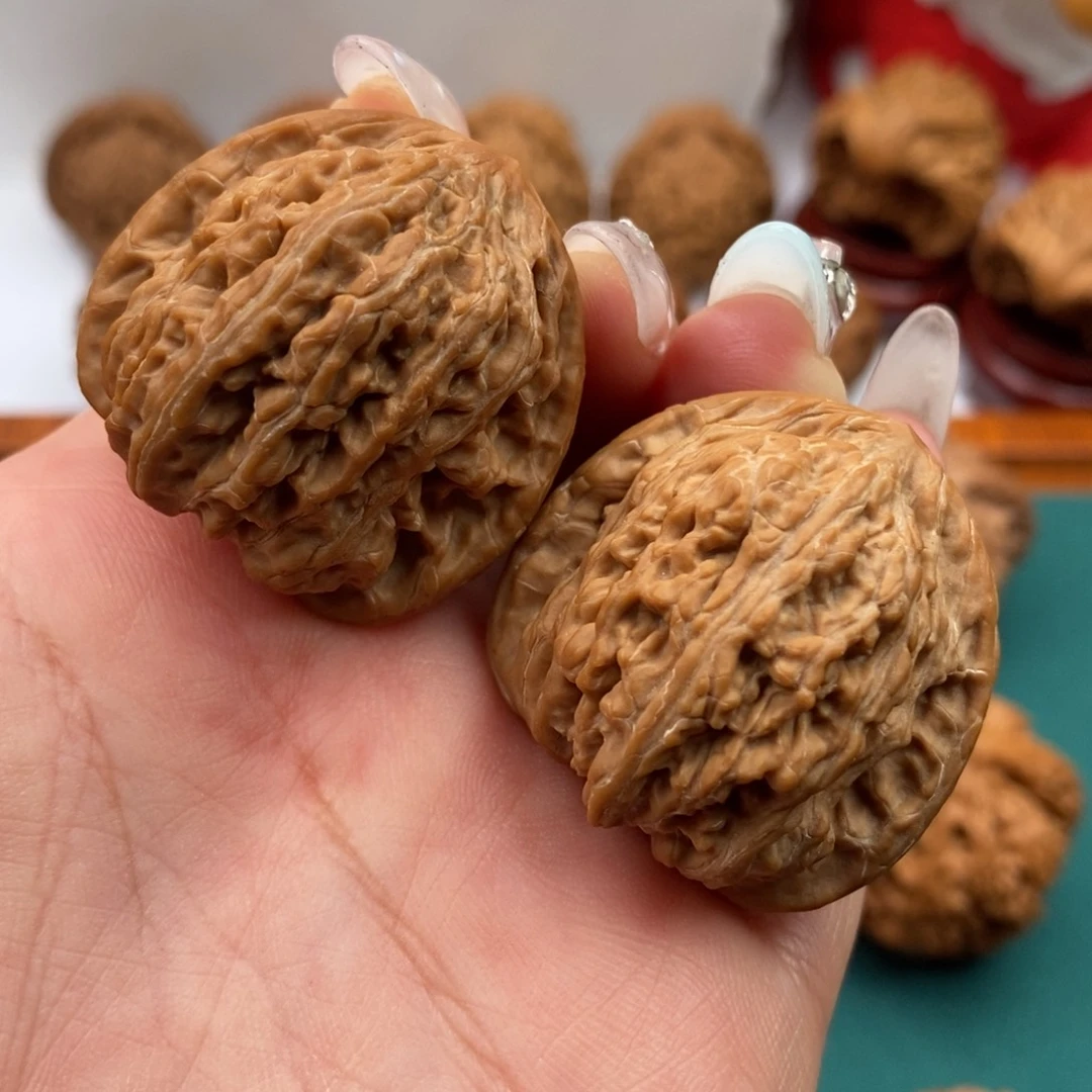 文玩核桃把件山*35密纹