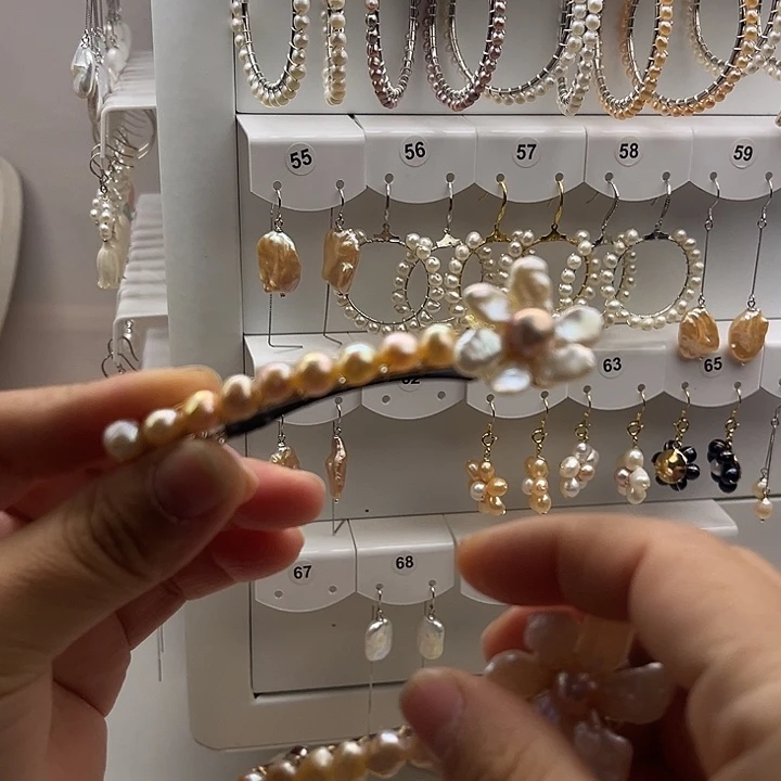 发夹淡水珍珠未镶嵌