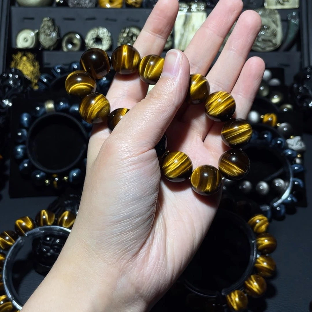 未镶嵌木变石（虎睛石）珠宝奇石嘉****厂