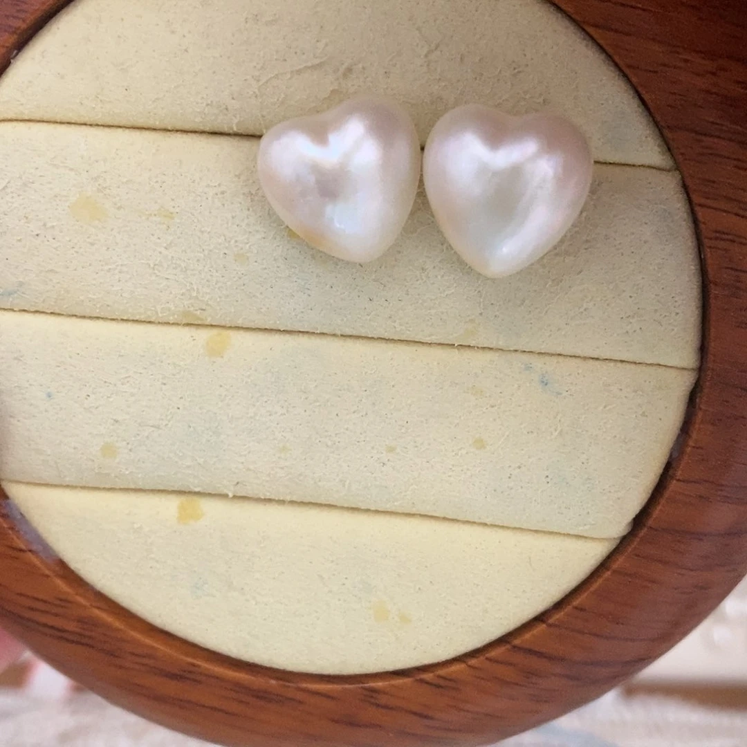 银S925镶嵌淡水珍珠耳饰