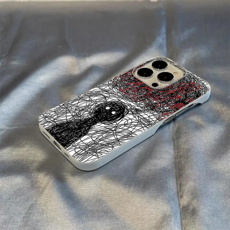 杂乱头绪半包款软壳适用苹果16/15promax手机壳iphone14/12/11/13