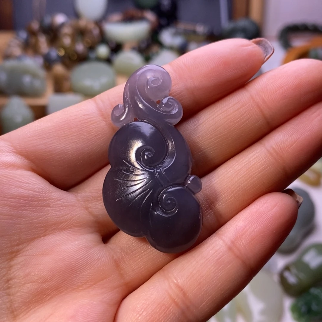 颈饰未镶嵌和田玉灰****发