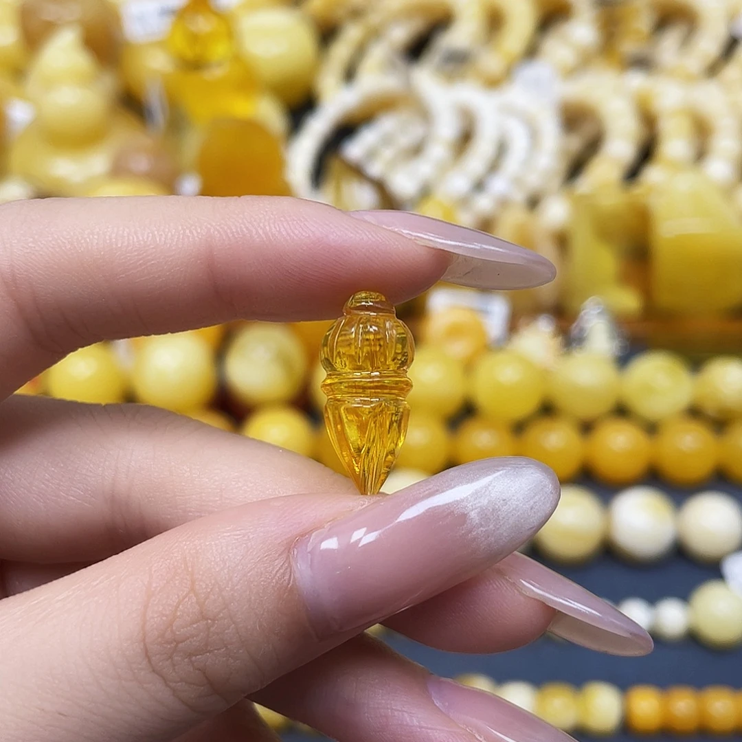 蜜蜡未镶嵌裸石金刚杵9✖️20mm福利