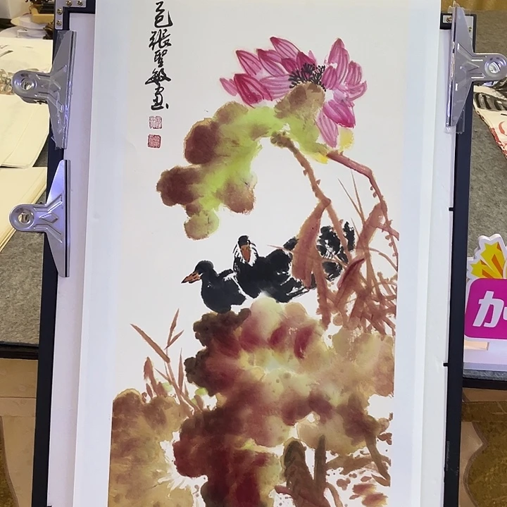 国画张圣敏先生纯手绘作品