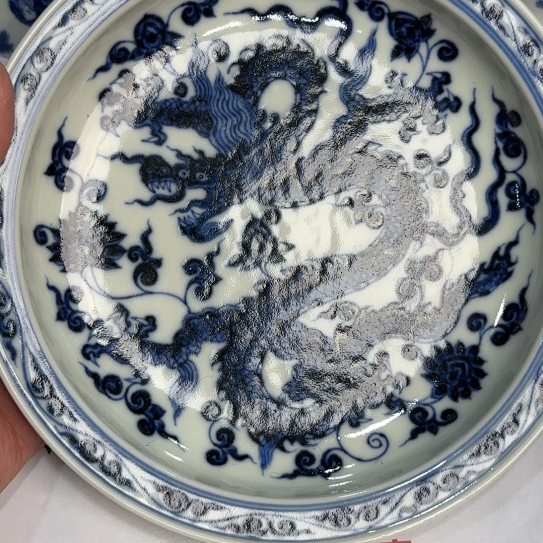 瓷杯子当代仿古精品全手工