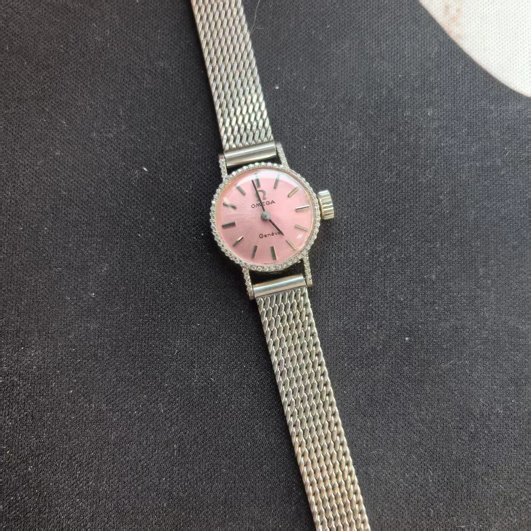 95新 Omega/欧米茄 粉盘/调丁刻/九月/16盘/机械/y/924016