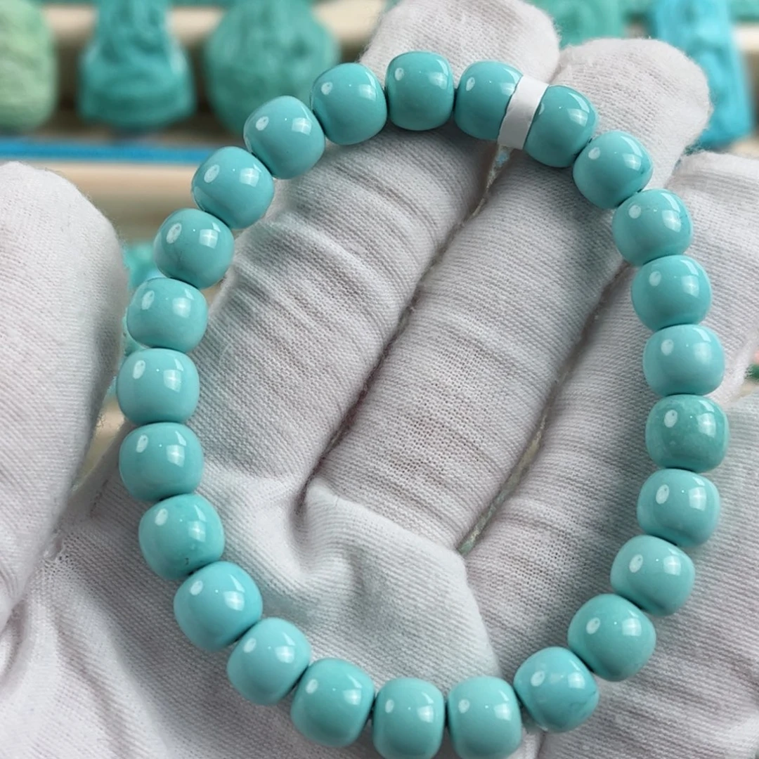 未镶嵌绿松石尺寸8.6mm