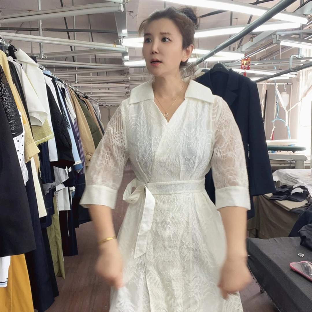 美家白色婚纱连衣裙66