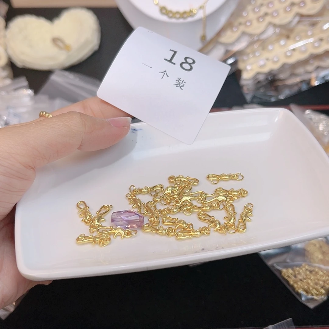 紫晶珠宝半成品银S925镀金镶嵌18