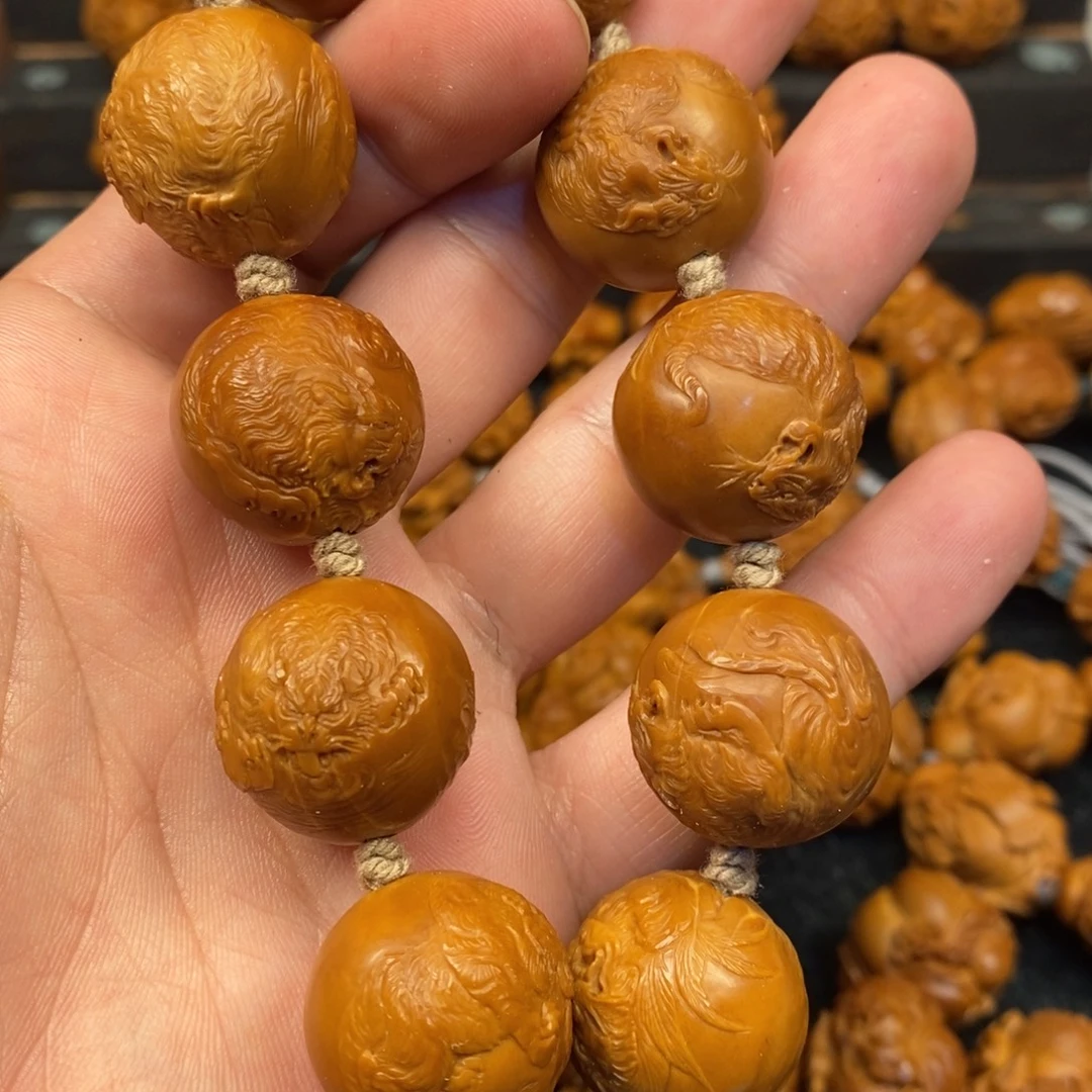 手串/手链橄榄核2.2铁核光珠王云老虎