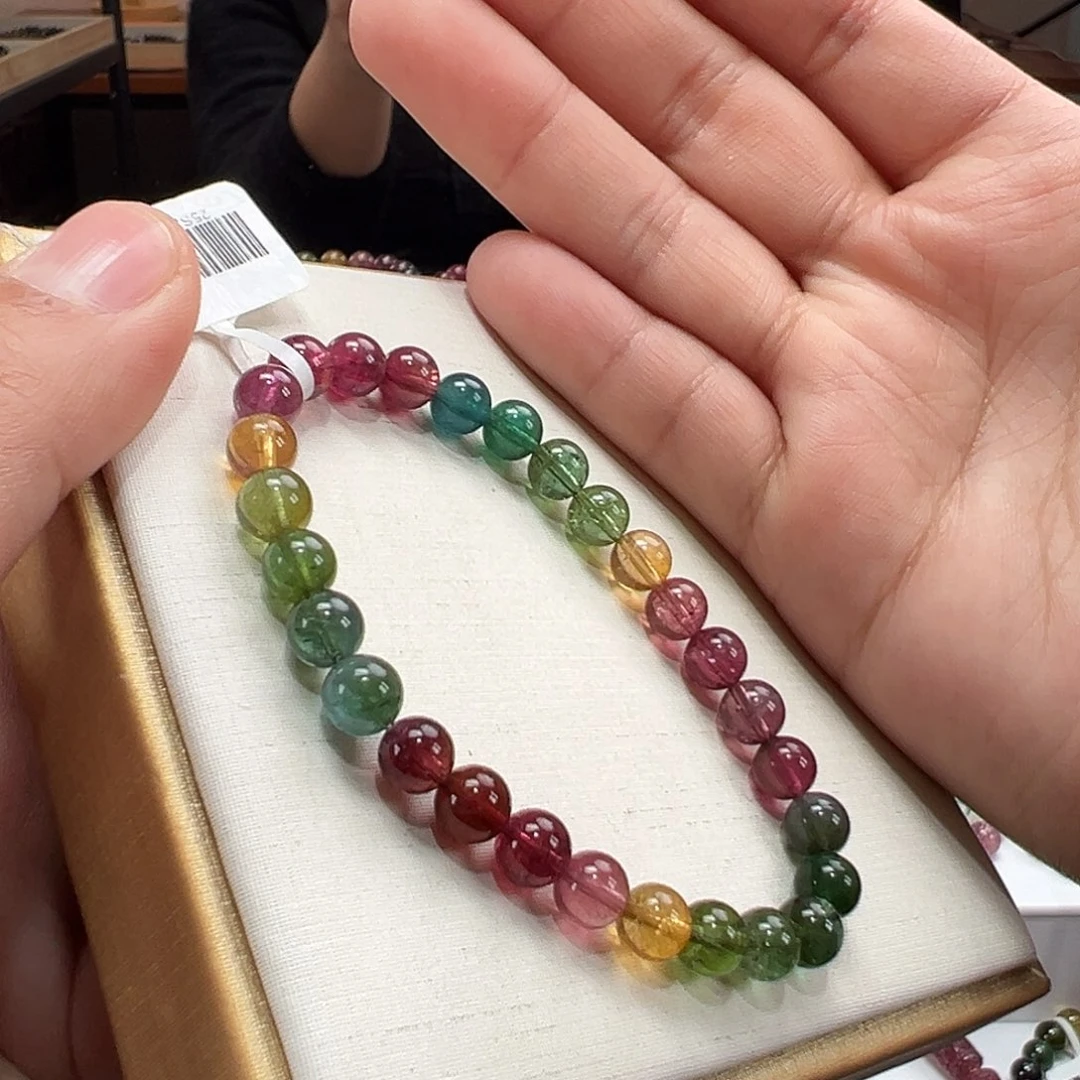 手串碧玺未镶嵌6.3mmmmmm