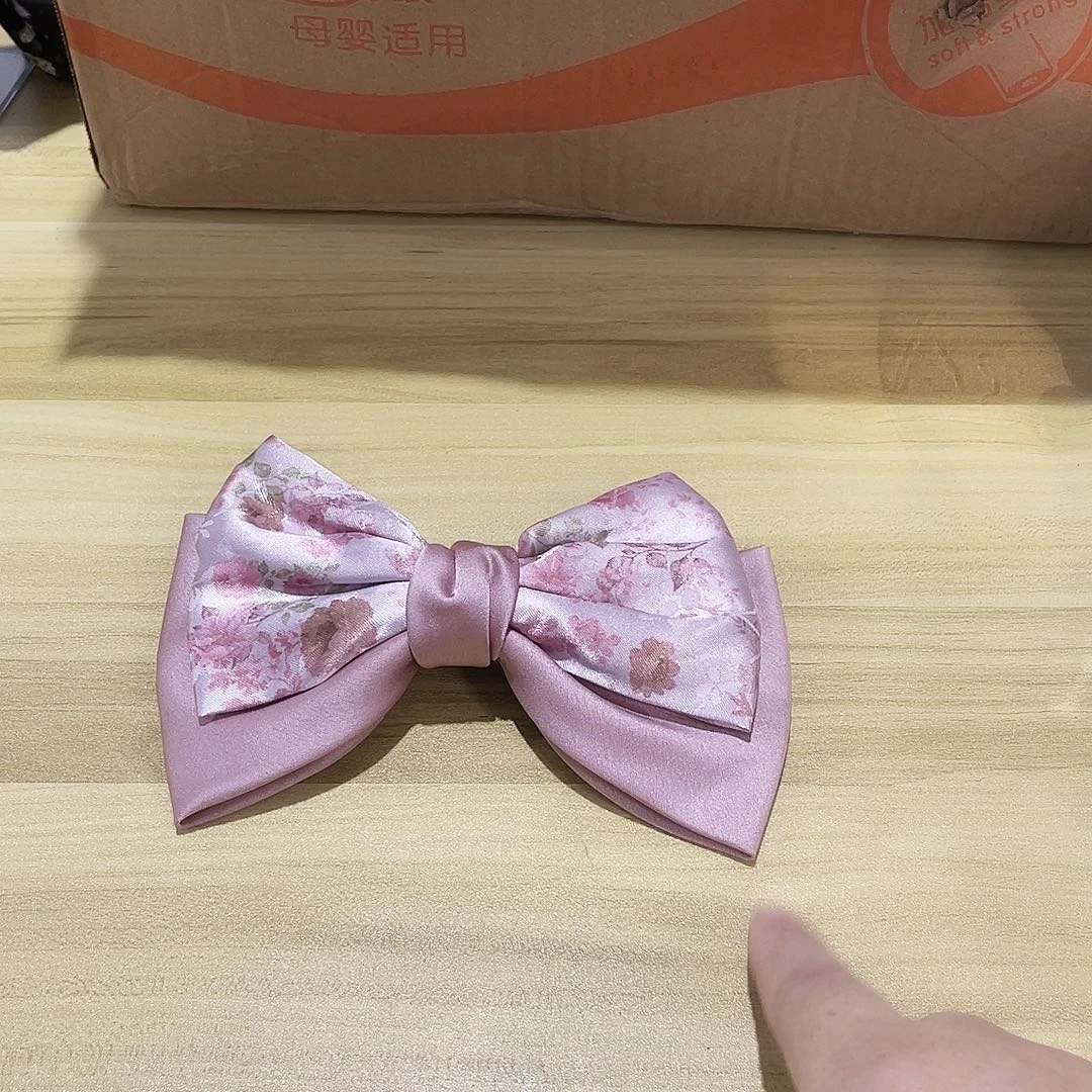铁合金布艺蝴蝶结发夹