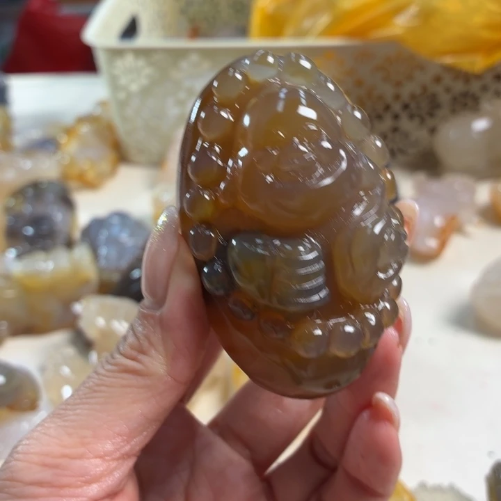 玛瑙/玉髓未镶嵌吊坠(不含链)