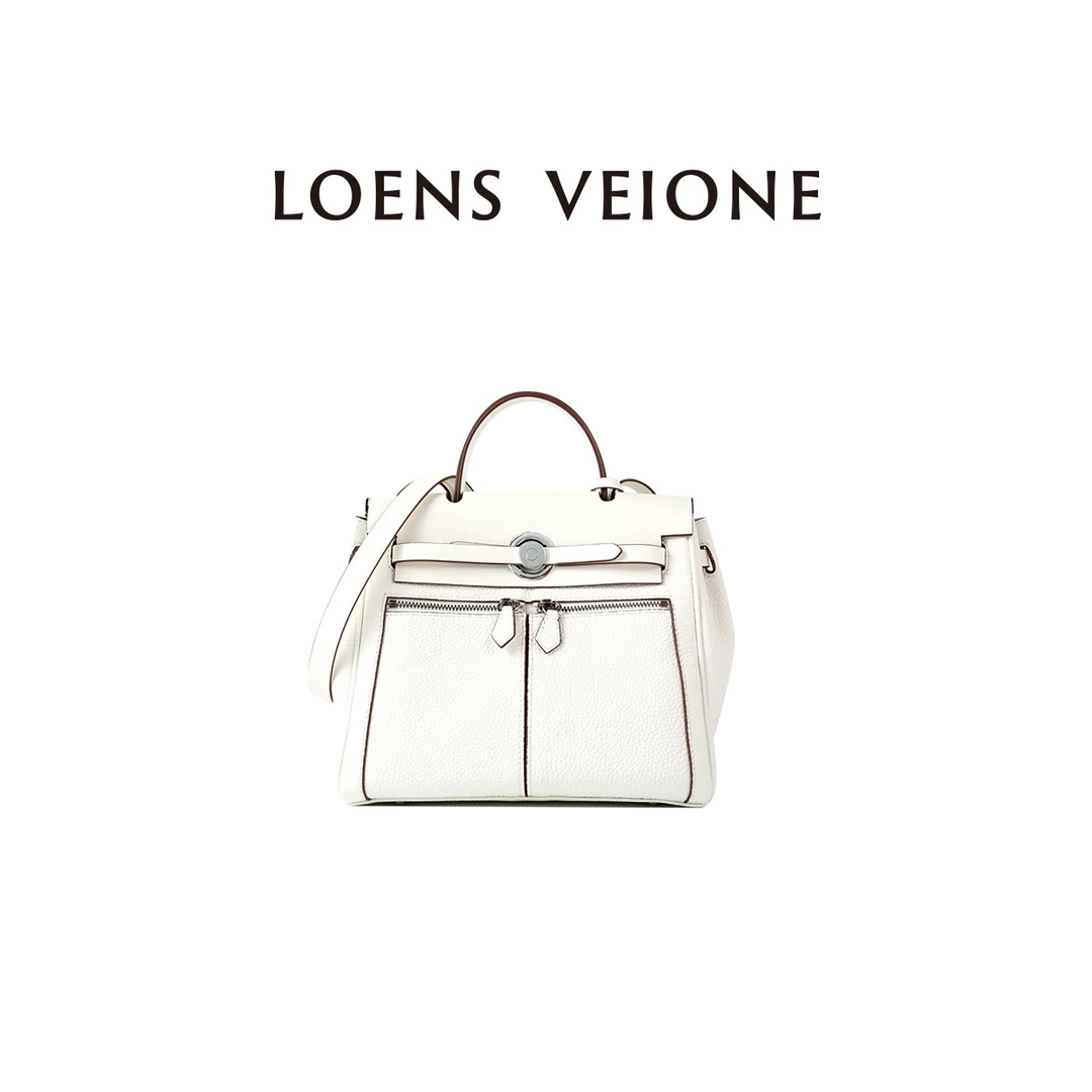 LOENS VEIONE/罗拉轻奢原创设计真皮手提包24CVCQ0014N