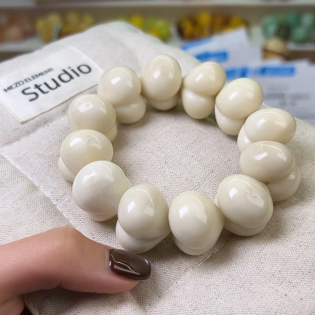 菩提根/象牙果手串卡25瑕疵皮桃手串