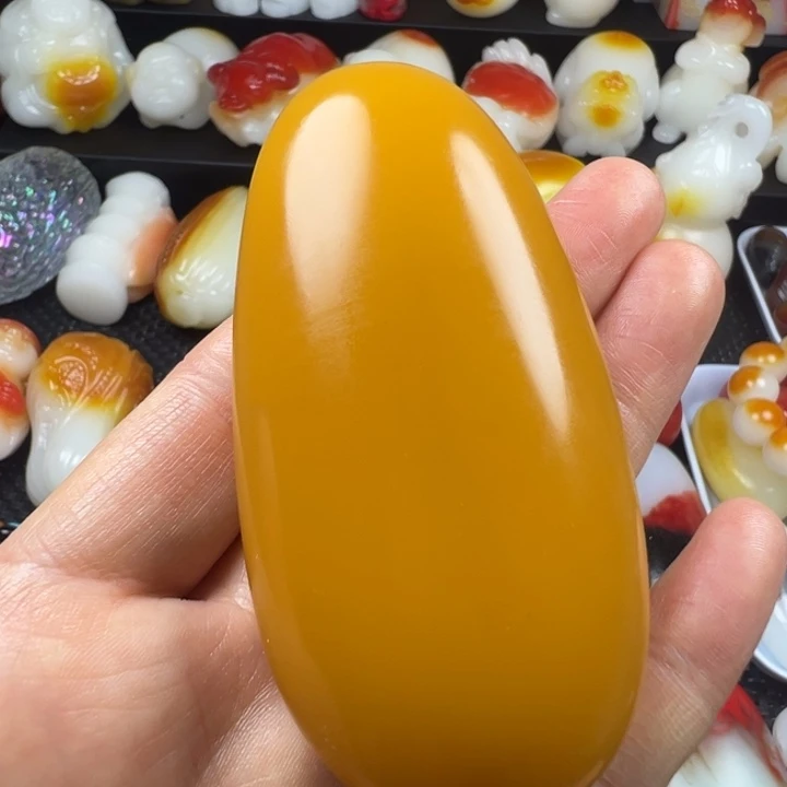 新疆戈壁五彩石金丝