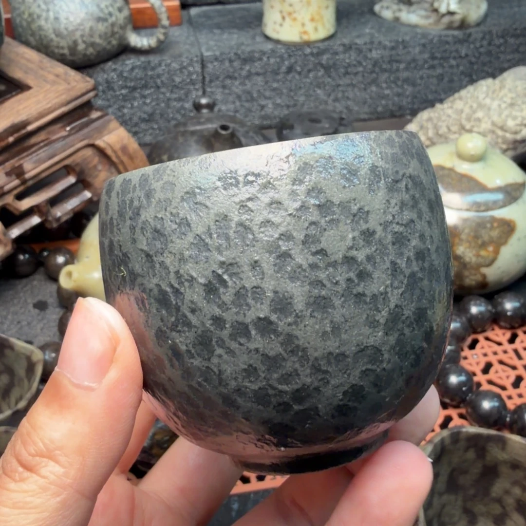 冰碛岩一物一图茶杯