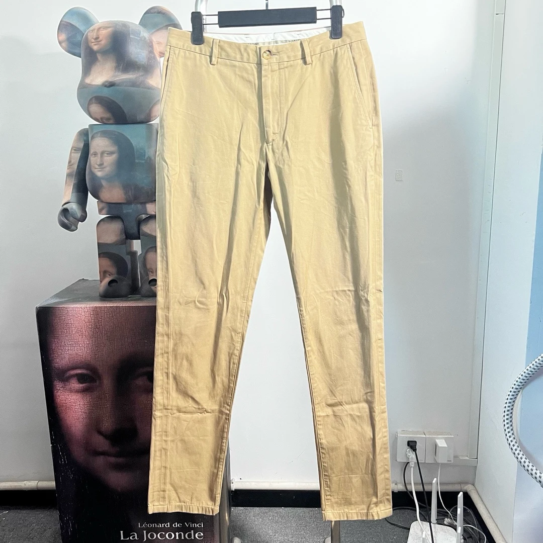 99新 BURBERRY/博柏利 卡其长裤 V2221尺码:46 裤长107 腰围40