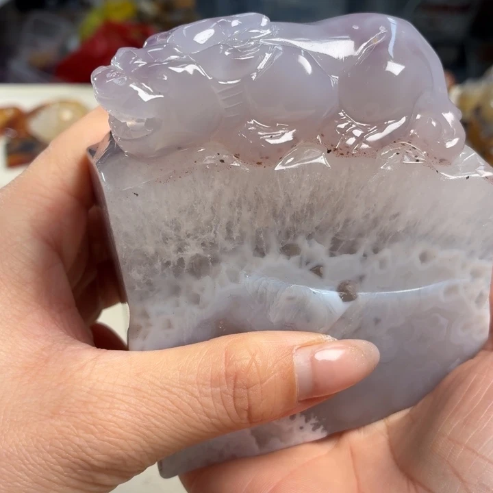 玛瑙/玉髓未镶嵌吊坠(不含链)