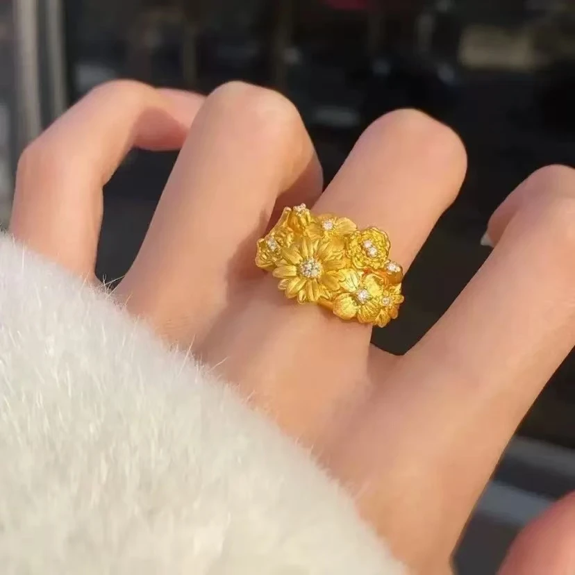 【珍品甄选】繁花似锦戒指（D1）