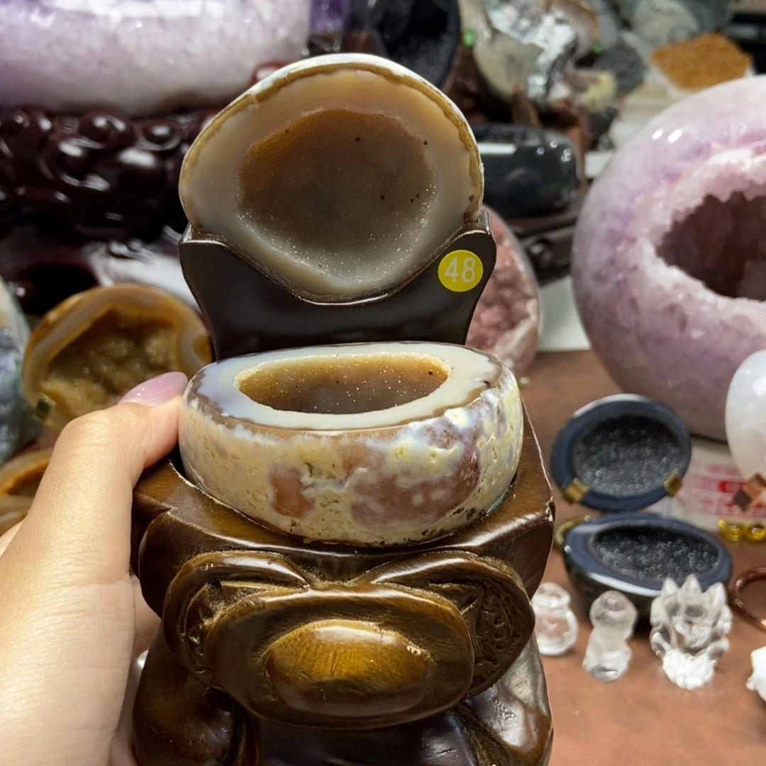 紫晶摆件未镶嵌水晶