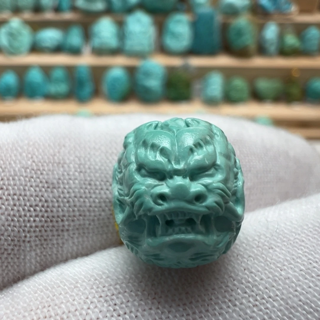 绿松石未镶嵌配饰12.5*10.9