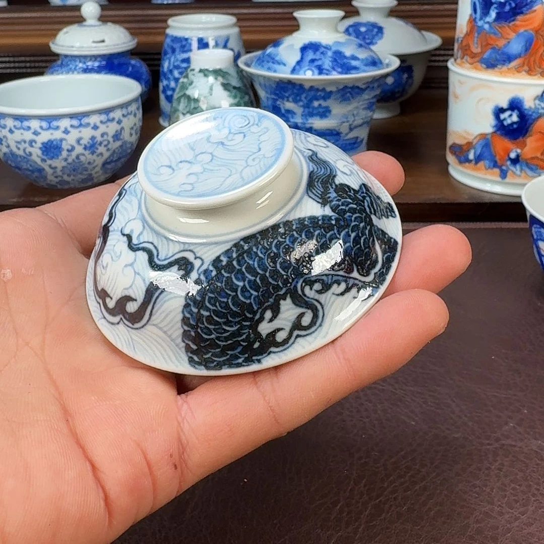 瓷片用****2当代景德镇陶瓷手绘茶具