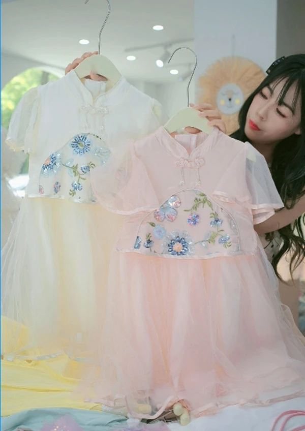 国风 娃娃 女童春夏季连衣裙公主裙【甲辰实体童装如皋店】