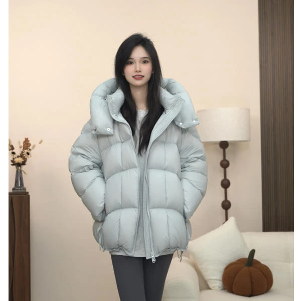 轻奢高品质90白鸭绒羽绒服百搭加厚保暖韩版羽绒服宽松秋冬外套08