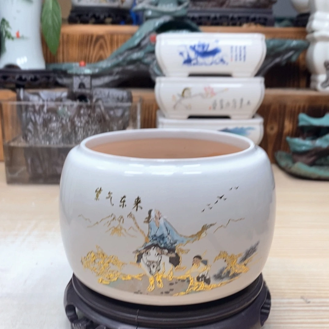 花盆紫砂陶瓷艺术花盆陶瓷