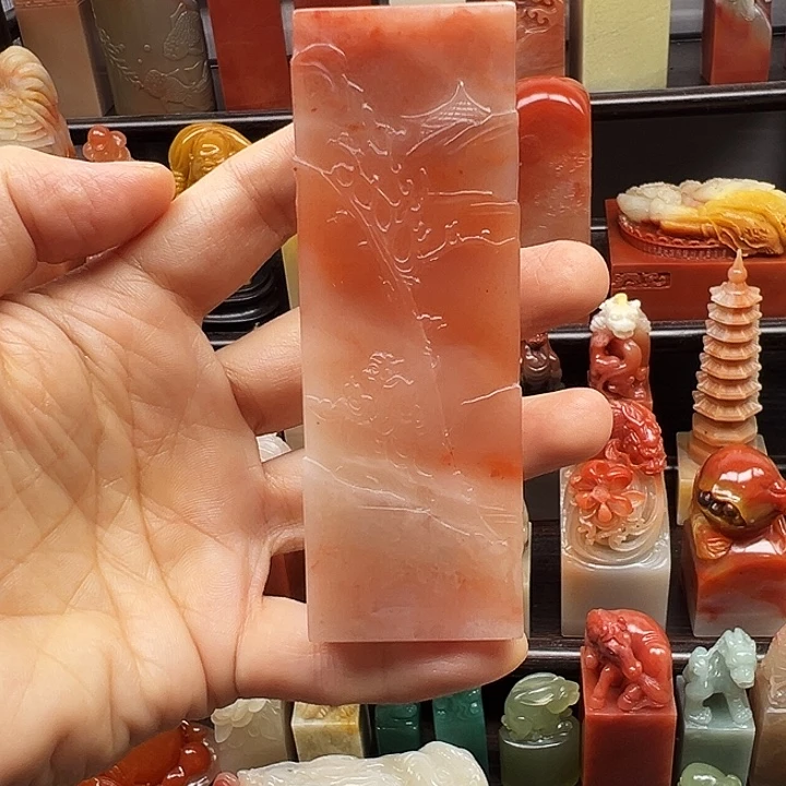 寿山石印石寿山石手工雕刻