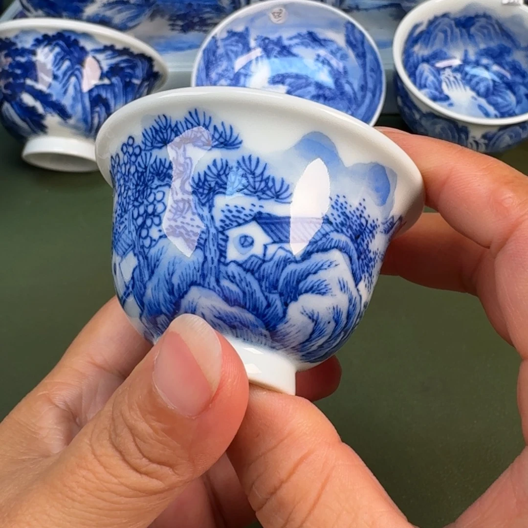 景德镇纯手绘茶具圆圆261