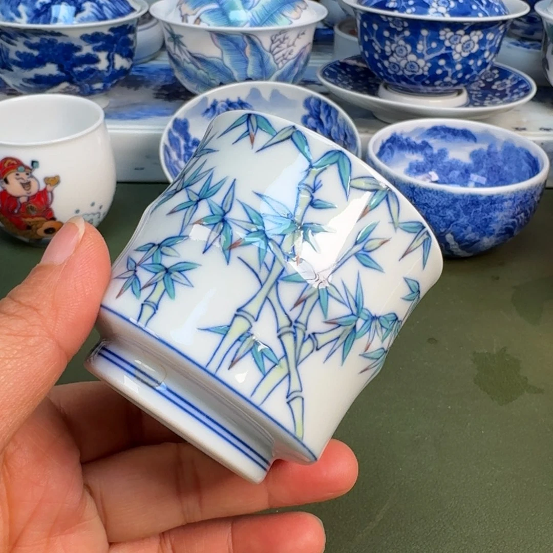 陶景德镇纯手绘茶具圆圆230
