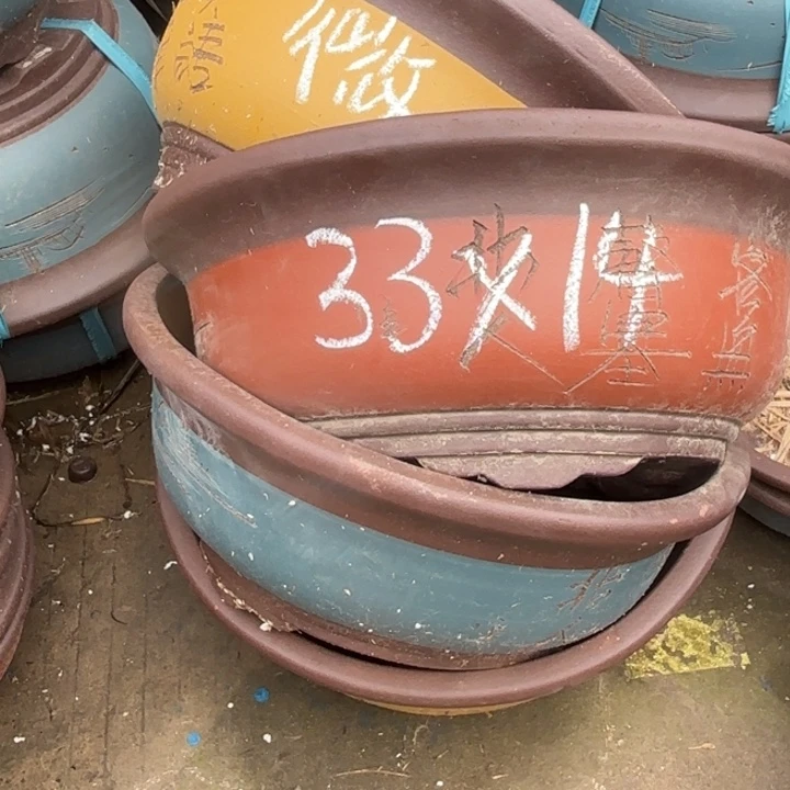花盆紫砂100-4。        33-14