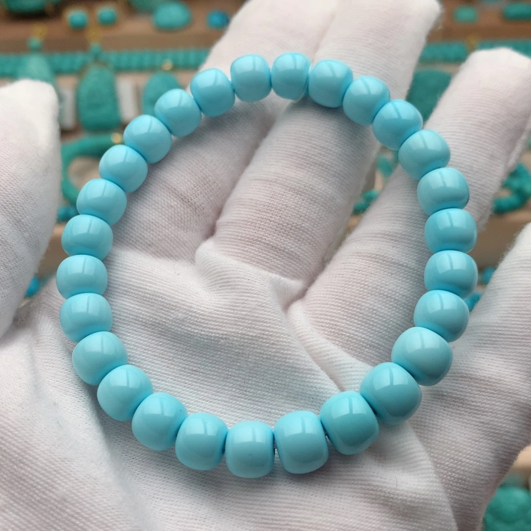 绿松石未镶嵌珠宝奇石8mm