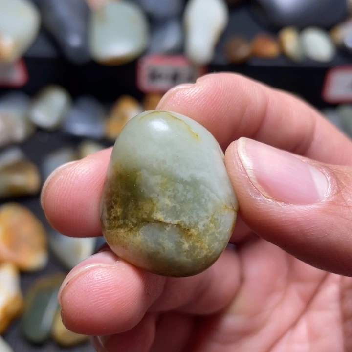 和田玉未镶嵌挂件64