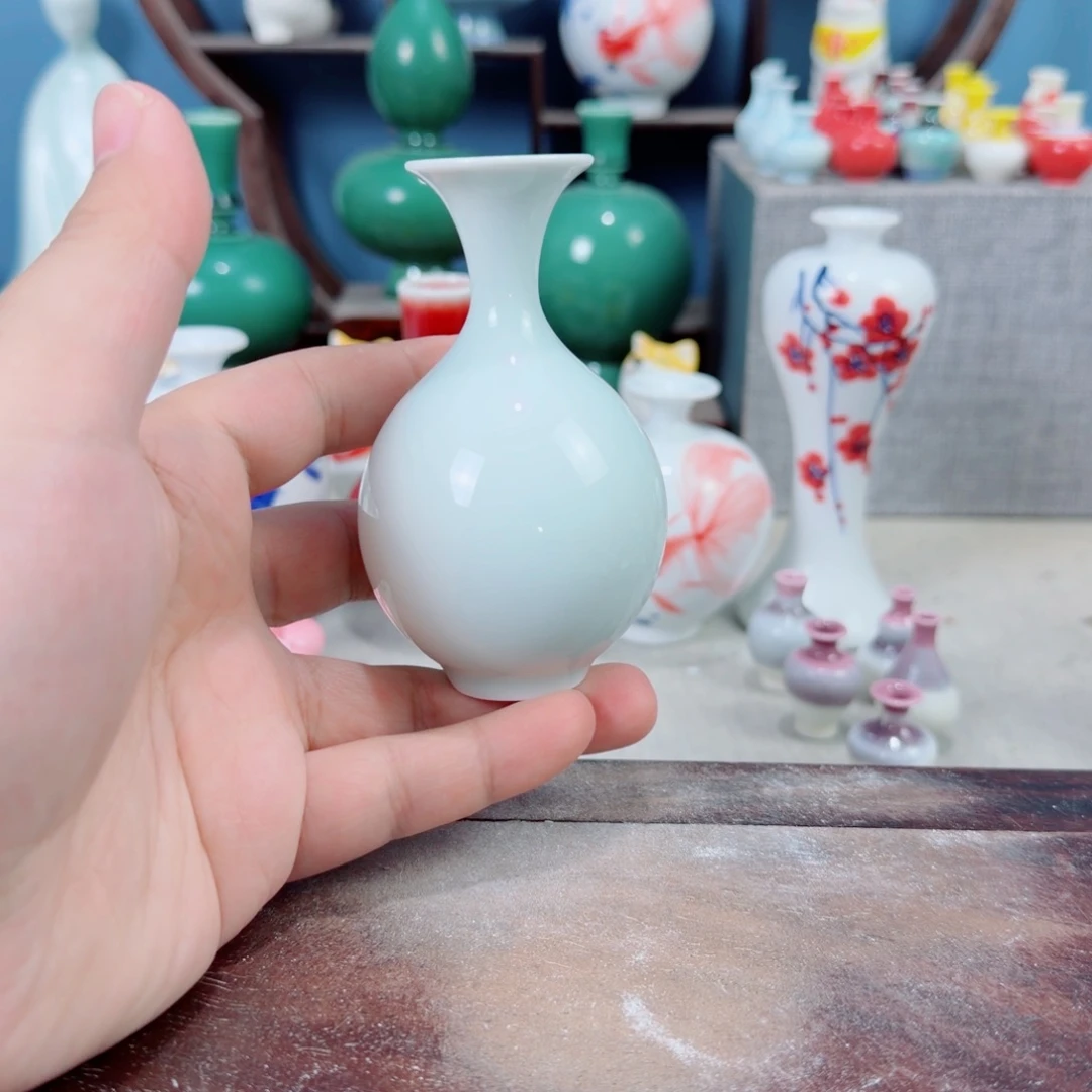 陶瓷手工小花器摆件