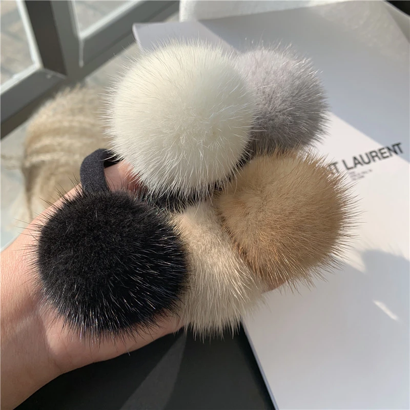 水貂配饰皮筋发饰随机发货