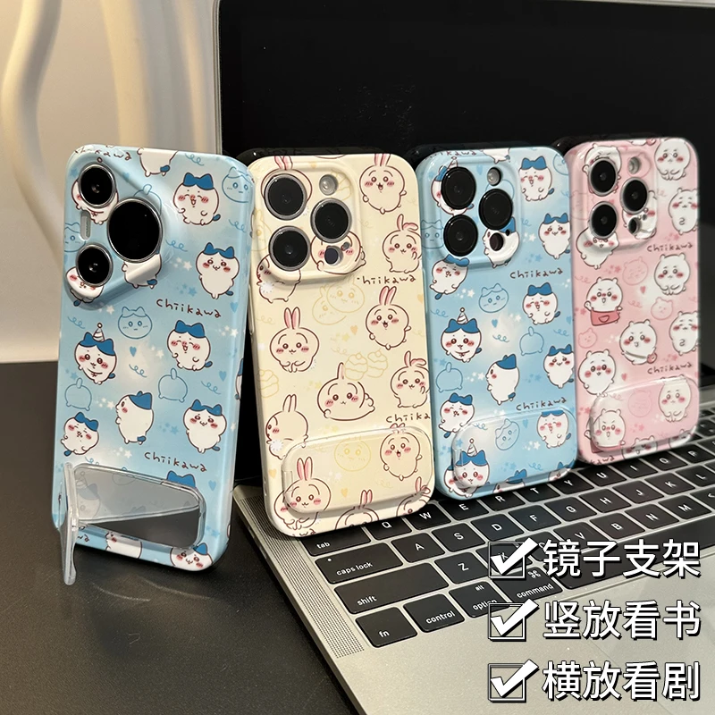 GGBond吉伊小八镜面支架适用苹果16菲林手机壳华为vivo小米15oppo