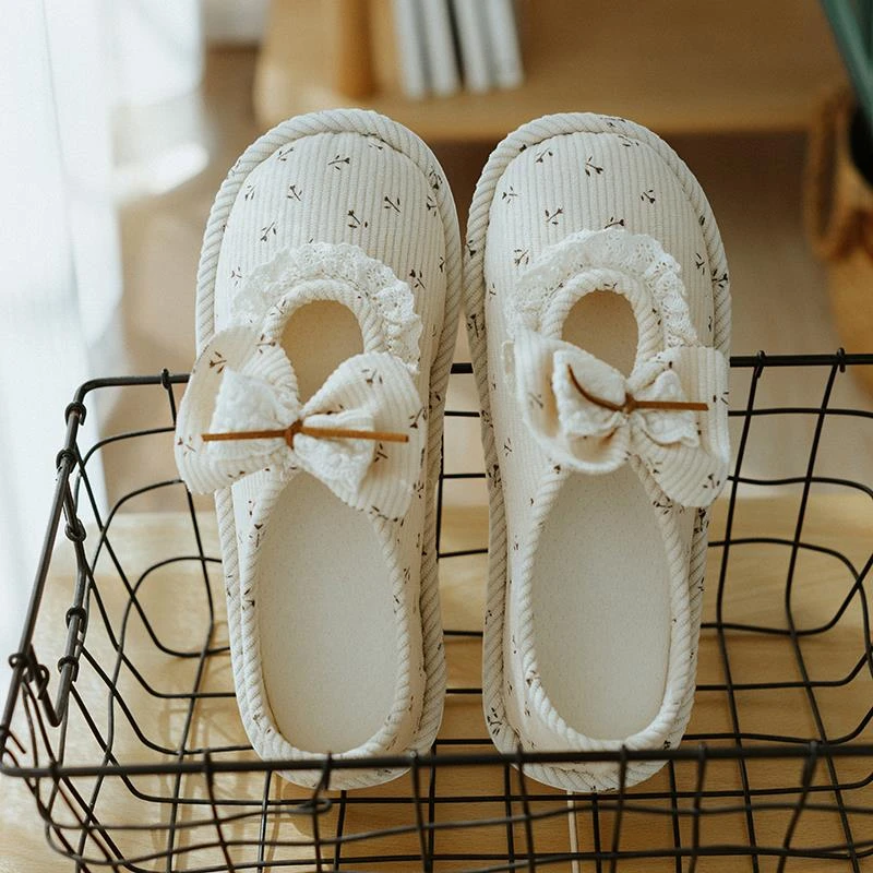 屈臣 氏月子鞋夏薄款软底透气产后包跟棉拖鞋女孕妇春秋季防滑厚