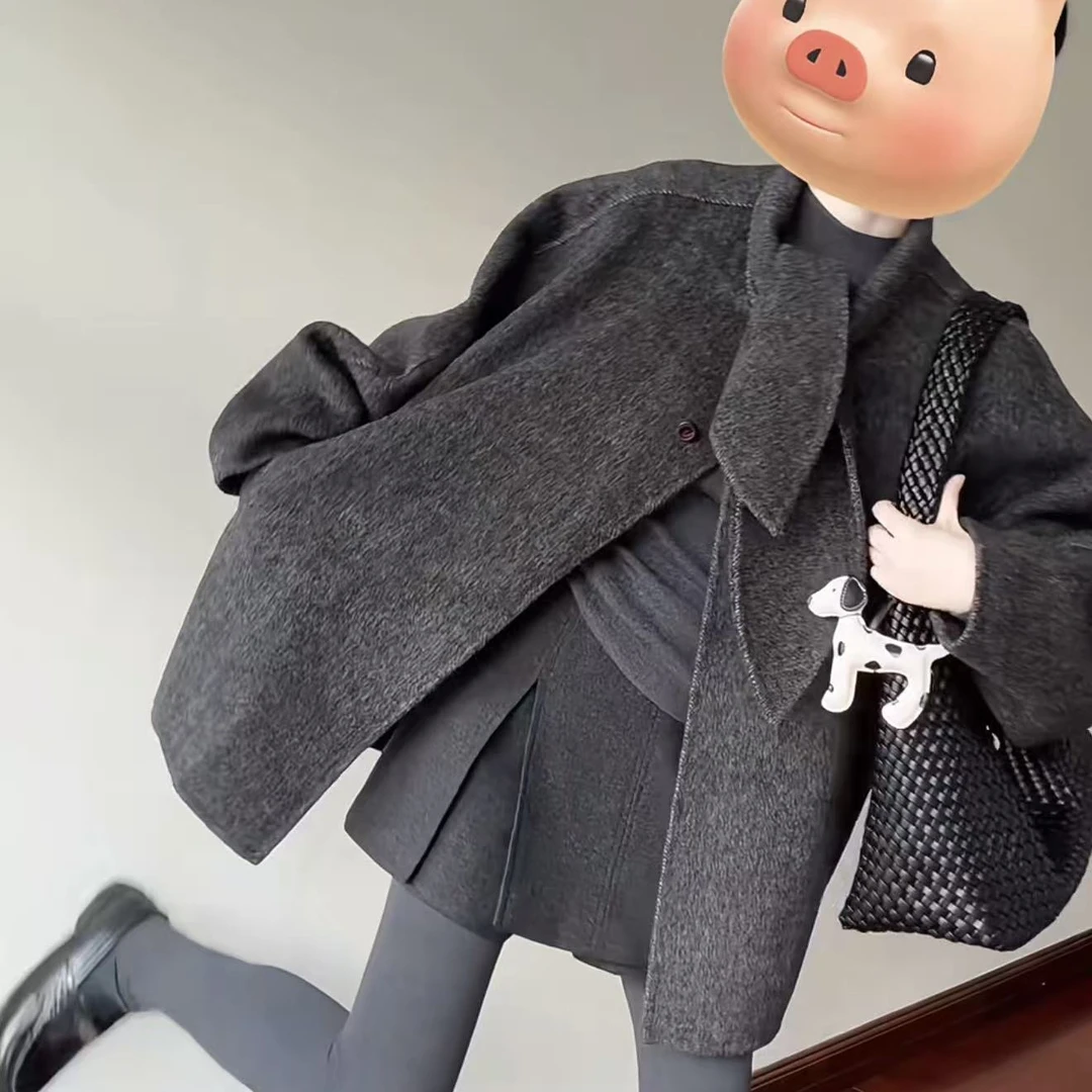 LaChapelle/拉夏贝尔秋冬款外套秋冬新款冬小众独特小个子气质高