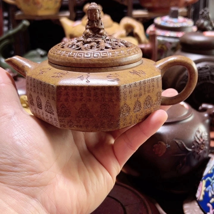 茶壶紫砂紫砂壶收藏起来了！